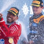 Hamilton triumphs in Barcelona, ​​first success with Ferrari. Antonelli and Leclerc out