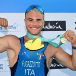 Lucio Fugazzotto from Messina wears silver at the Beach Sprint Filippi Trophy. Fourth Sciavicco Fasano