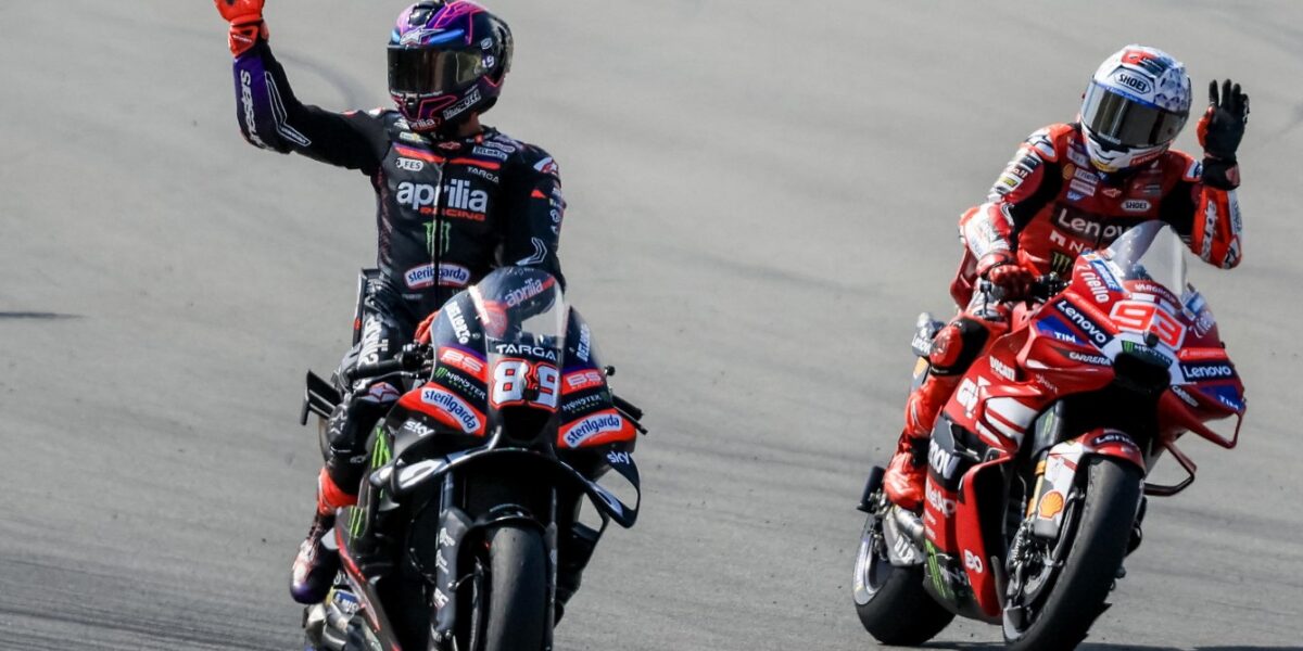 MotoGP in the Czech Republic: Marc Marquez's Ducati wins, Bagnaia third