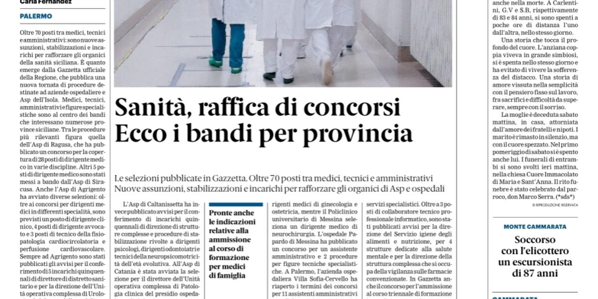 Press review 01-06-2026 Messina edition