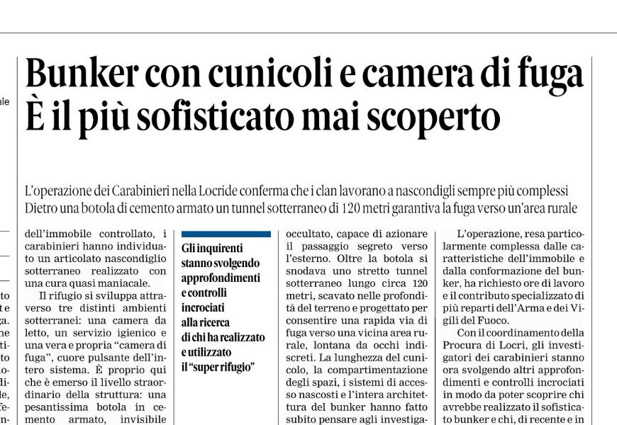 Press review 05-06-2026 Calabria editions