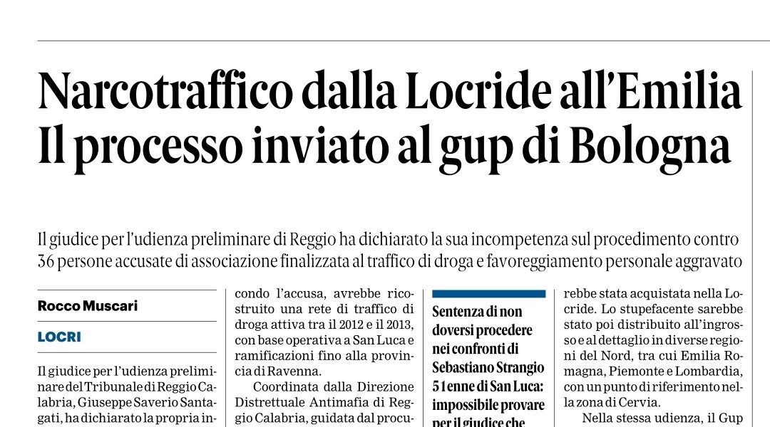 Press review 27-06-2026 Calabria editions
