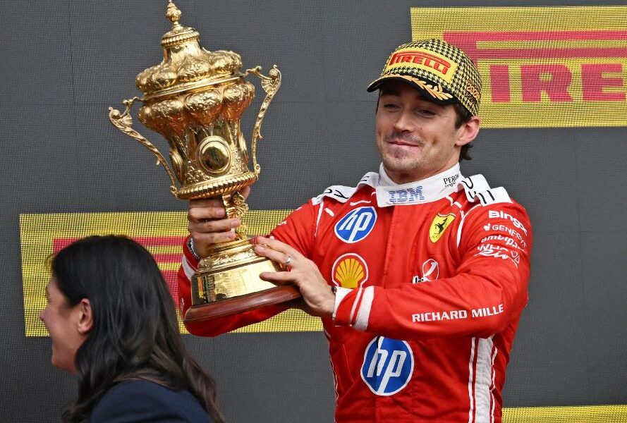 Leclerc and Ferrari triumph at Silverstone! Victory ahead of Russell and Hamilton. Antonelli unlucky (he's 16th)