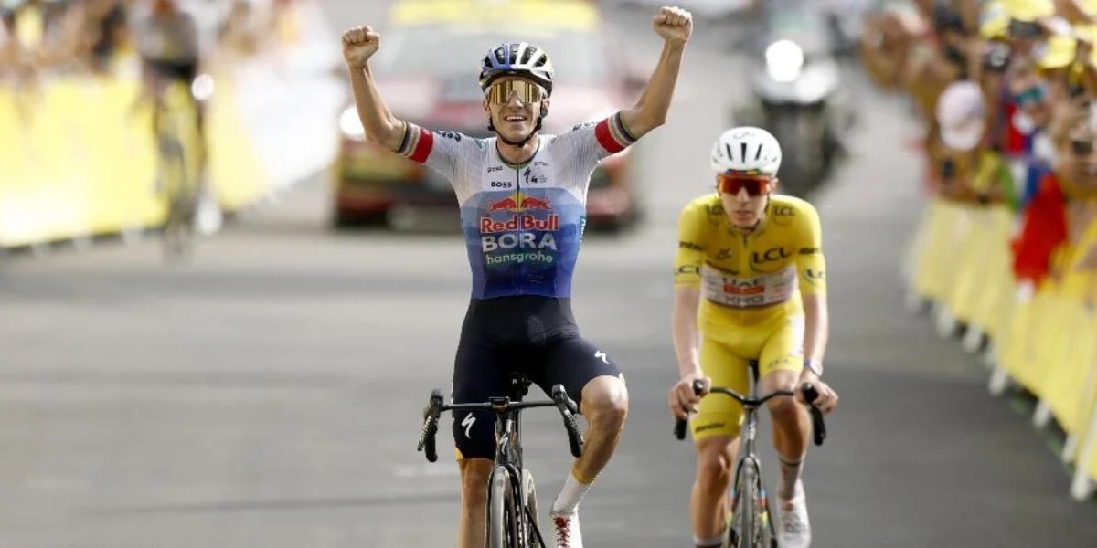 Tour de France: Evenepoel wins at Plateau de Solaison, Pogacar always in yellow. Sensational: Vingegaard falls and retires