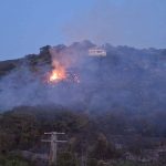 Large fire between Santa Maria di Ricadi and Joppolo: intervention of the firefighters, railway traffic suspended