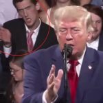 A man imitates Trump at the rally in Georgia: the video goes viral