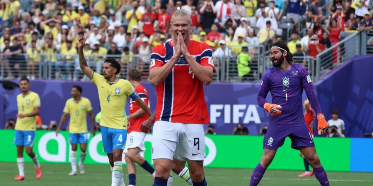 An extraordinary Haaland sinks Ancelotti's Brazil. It's the apotheosis of Norway