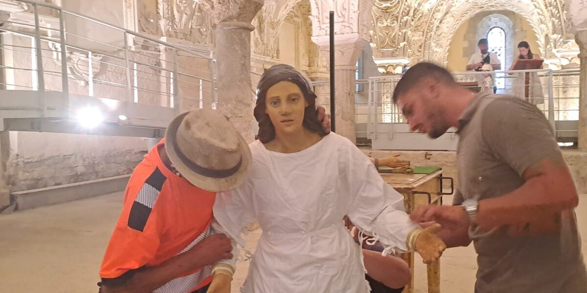 Centenary of the Vara: from tomorrow the sculptures of Christ and the Assumption exhibited in the Crypt of the Cathedral of Messina
