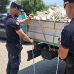 Illegally transports construction waste in the Catanzaro area: truck and 15 quintals of material seized