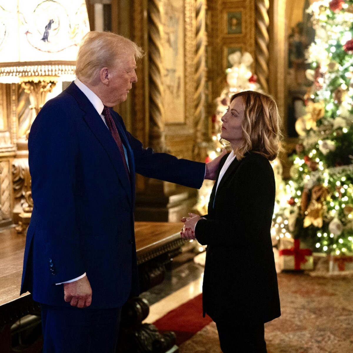 Donald Trump and Giorgia Meloni