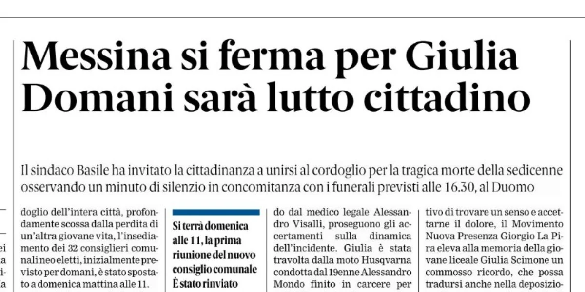 Press review 03-07-2026 Messina edition