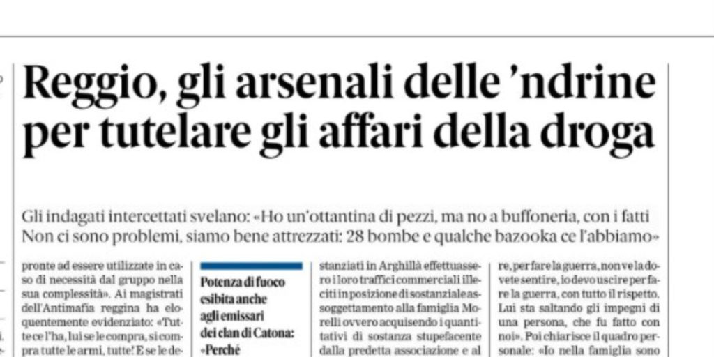 Press review 17-07-2026 Calabria editions