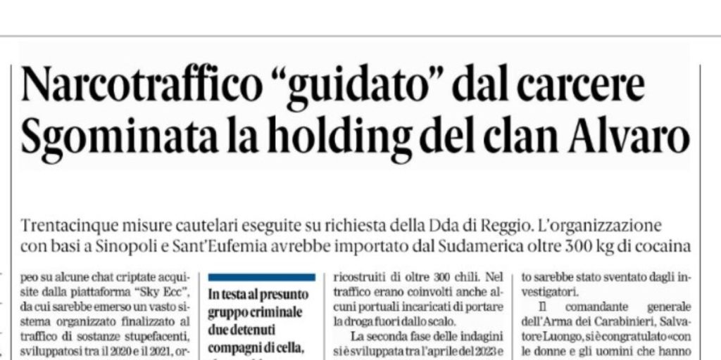 Press review 23-07-2026 Calabria editions
