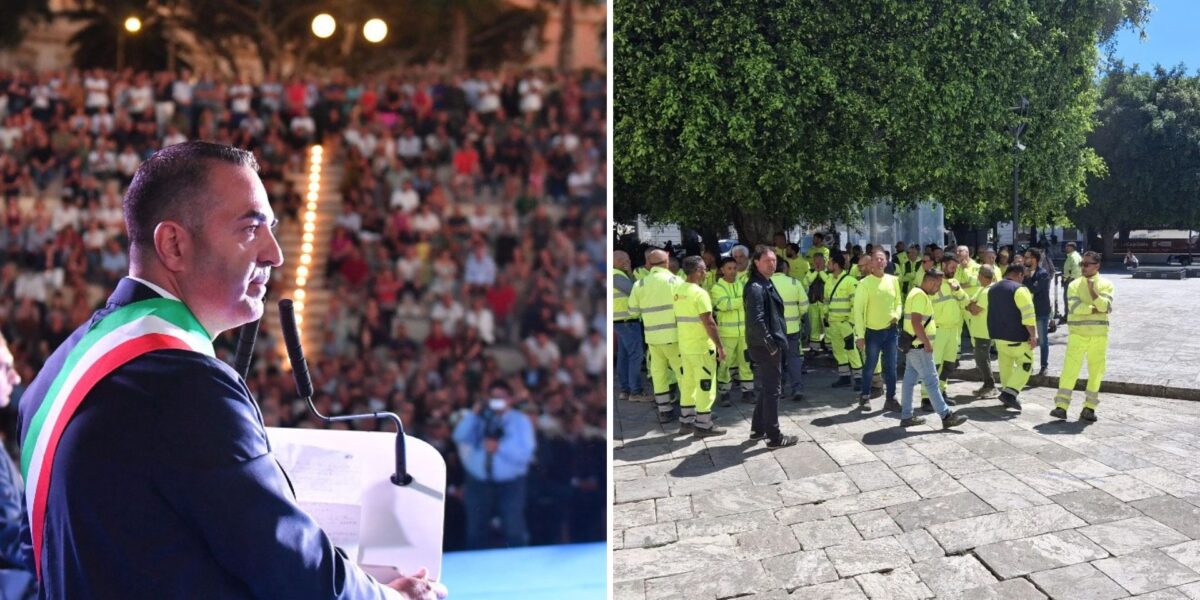 Reggio Calabria, Cannizzaro guarantees the future of Castore workers and launches a dig at the past