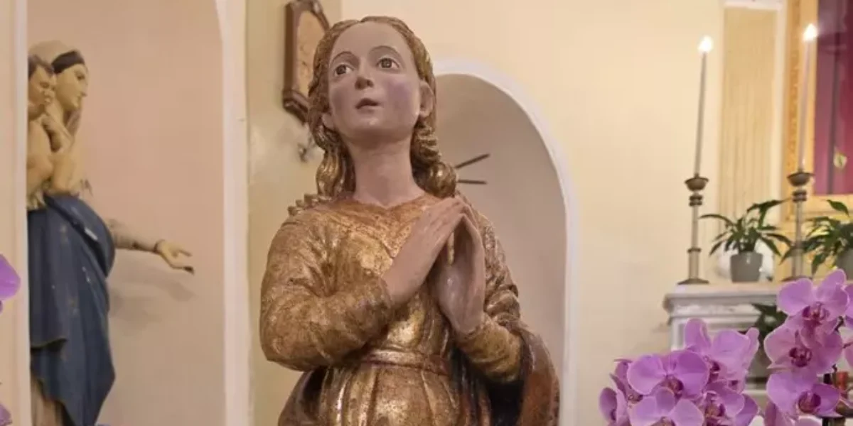 Salina, the Immacolata di Lingua restored: under four layers of repainting a masterpiece from four centuries ago