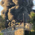 The nightmare returns to Palmi, a huge fire at the "Poly2Oil" waste center two years after the first fire PHOTO