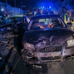 Tremendous collision between three cars on State Road 106 in Borgia, five injured: one seriously