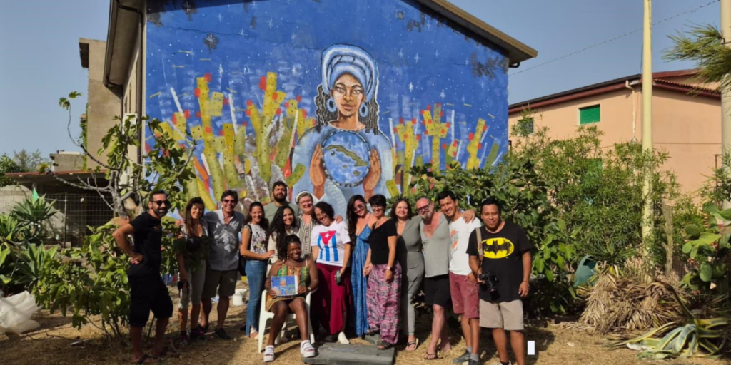 Art, Pentedattilo transformed into an open-air "gallery".