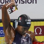 European swimming championships, silver for the women's 4x100 freestyle. Ceccon and Pilate in bronze. World record for Sara Curtis!