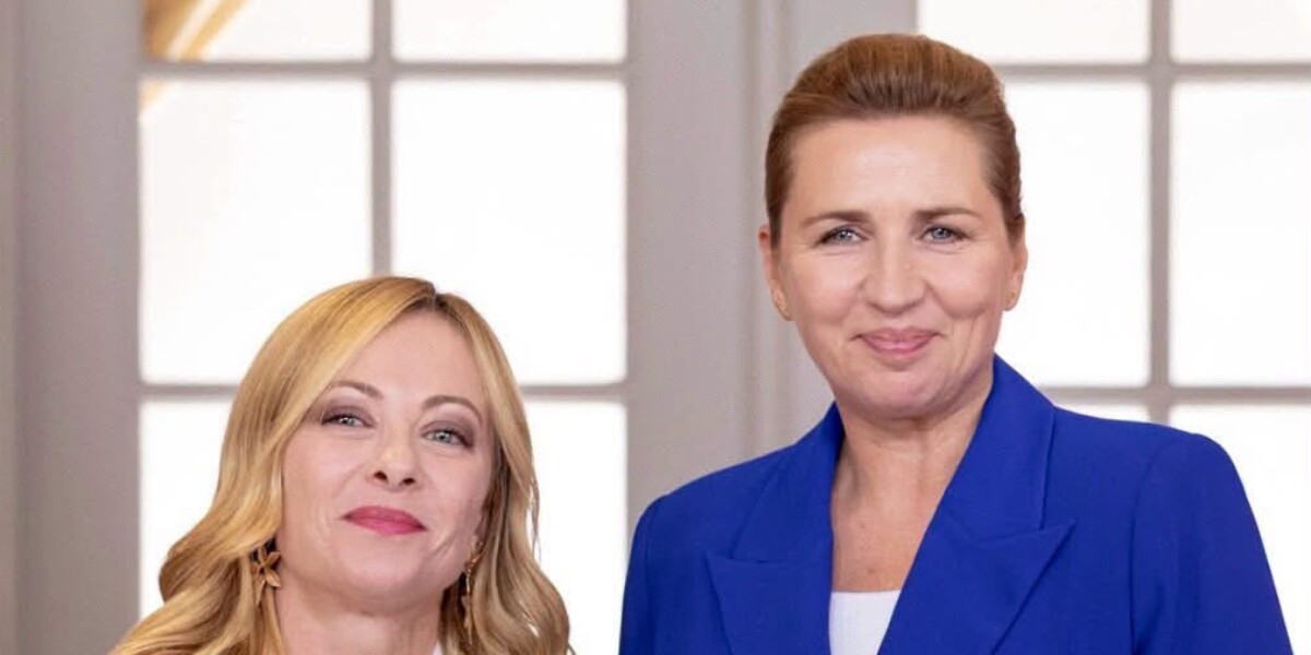 Giorgia Meloni and her colleague Danish Prime Minister, joint message to Europe: "No to uncontrolled immigration"
