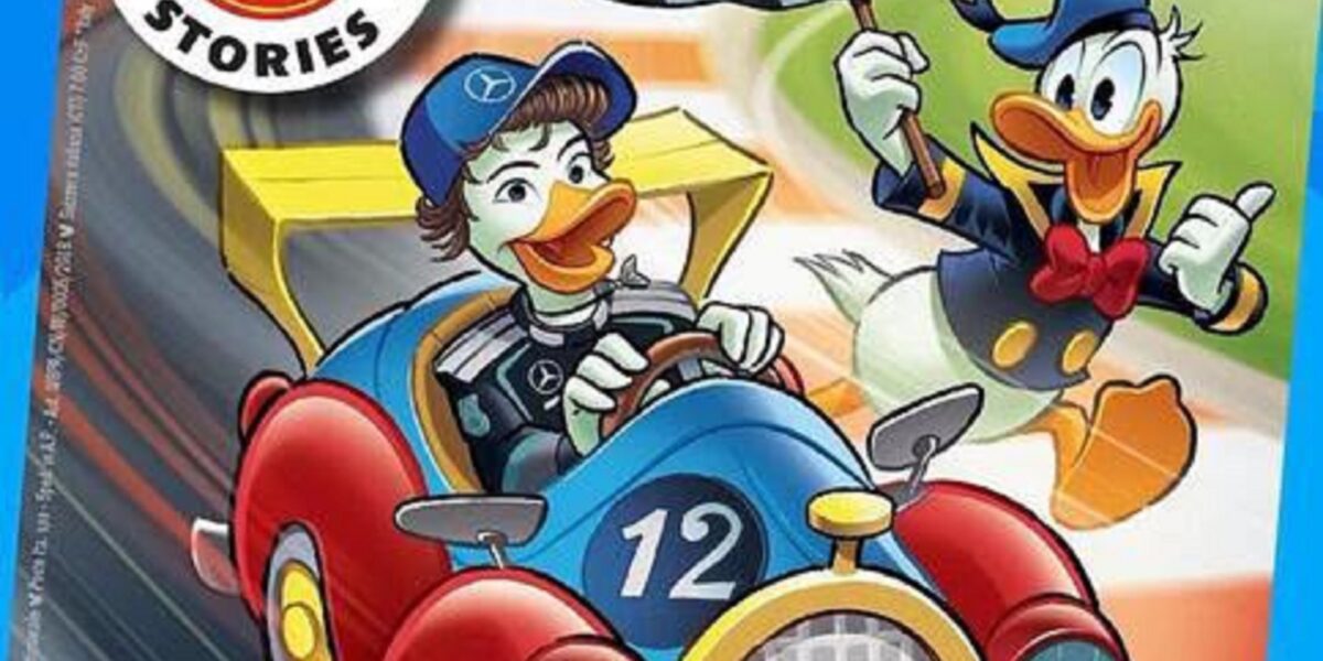 Kimi Antonelli, an ever more character, conquers the cover of Mickey Mouse