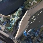 Messina, collision on state road 113 in Casabianca: motorbike crashes into a parked car, driver injured