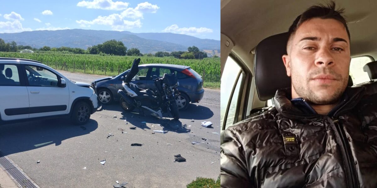 Tragedy in Bisignano: car-scooter collision, a 28-year-old from Luzzi dies