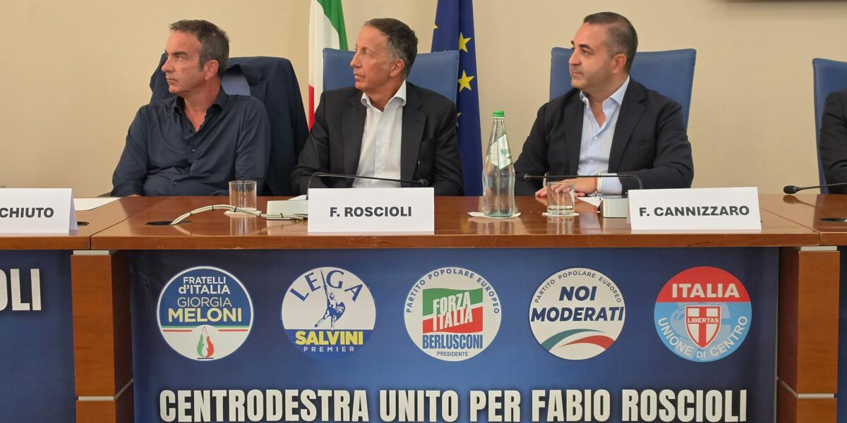 By-election in Reggio, Roscioli: "The city becomes the center of national politics. I believe in teamwork"