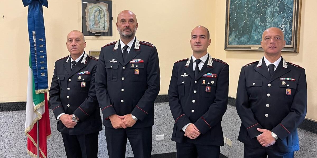 Carabinieri Messina: new officers Defilippis, Costa and Garozzo take office