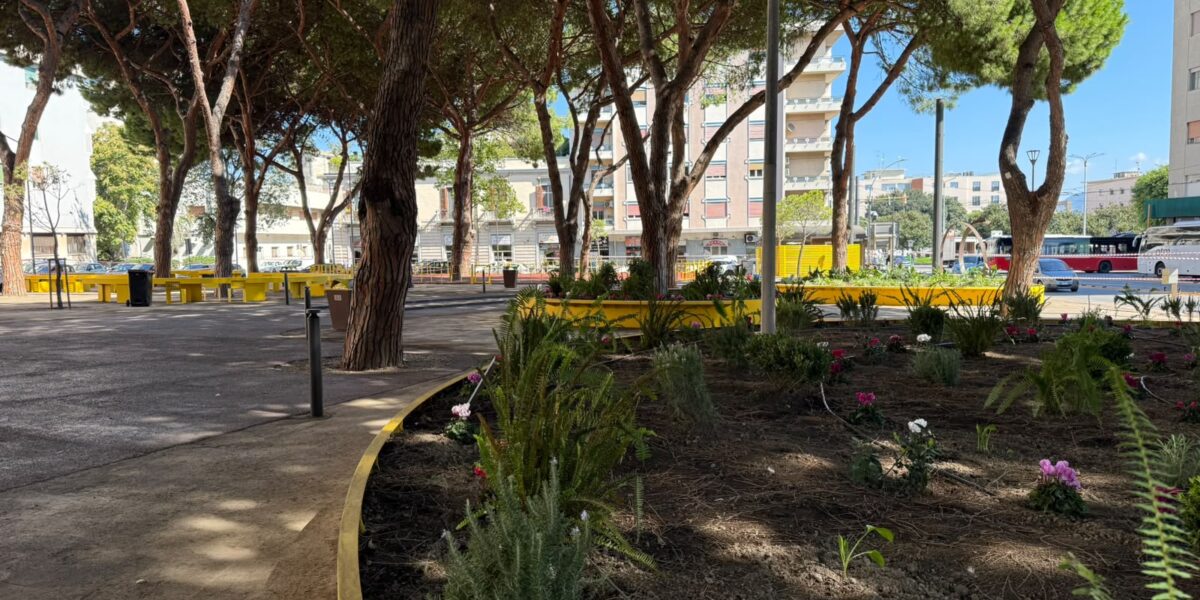 Messina, Quasimodo square. Today the inauguration of the new redeveloped space