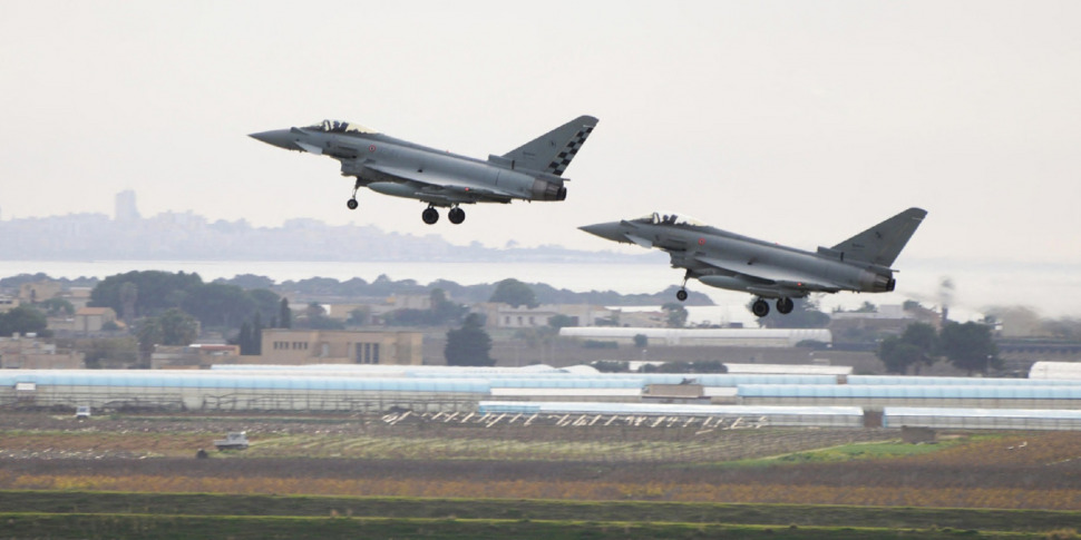 Attacks on air base in Arabia, Italian Eurofighter hit