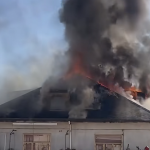 Fire and fear in the morning in Palmi, house on fire in the Trodio area: two elderly people rescued