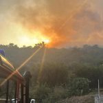 Fires in the province of Messina, Canadair and helicopters in action all day