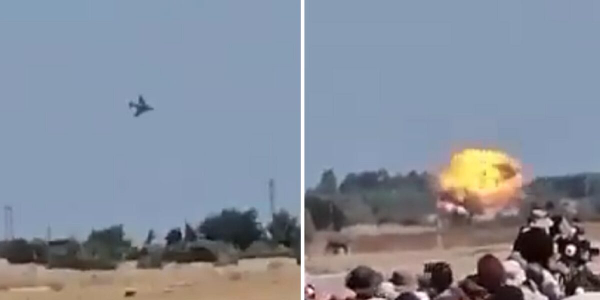 Greece, military plane crashes during a demonstration: two pilots on board