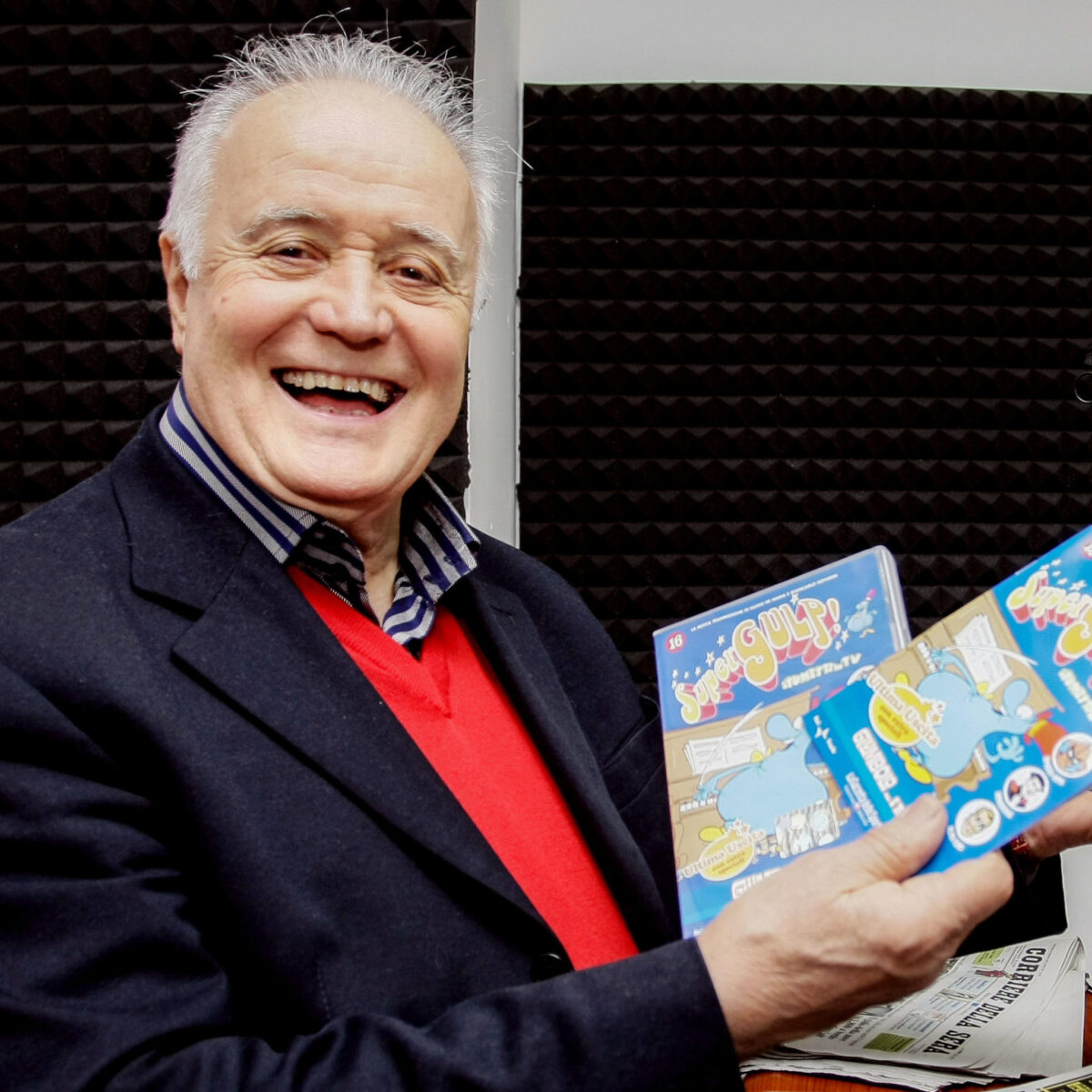 Guido De Maria creator of Supergulp in a photo dating back to 2011. Modena, 31 August 2026. ANSA / ELISABETTA BARACCHI