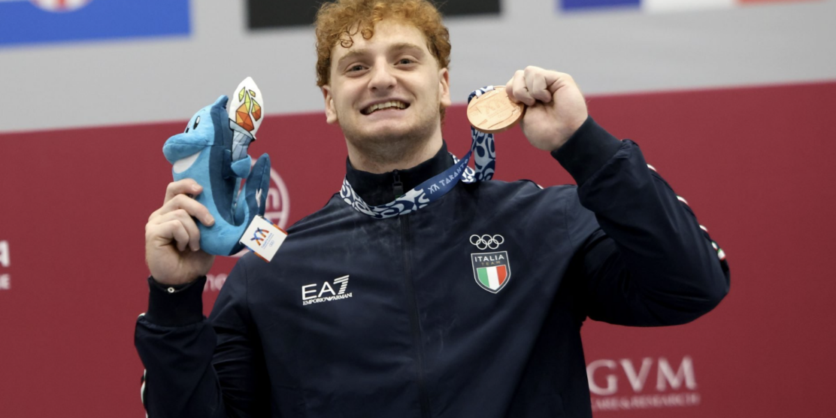 Mediterranean Games, Abati from Vibo is bronze: his is the Italian record