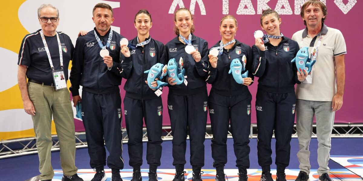 Mediterranean Games, the Italian women's table tennis team is silver. Azzurre defeat against Egypt: Carnovale from Vibo is also in the group