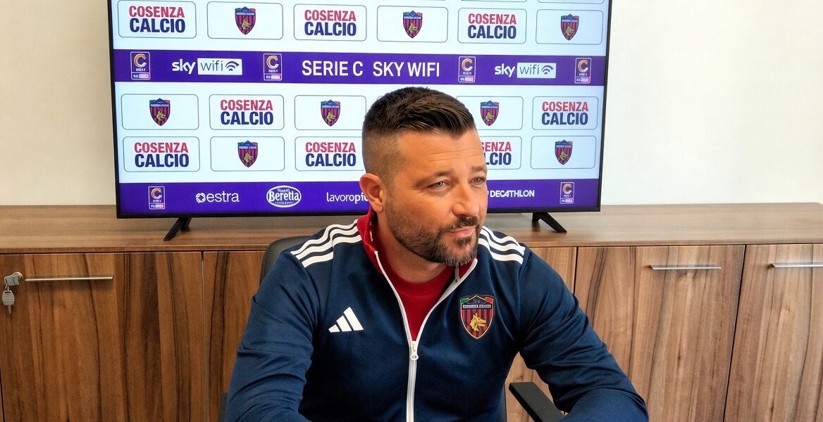Mister Coppitelli: «I believe in the path of Cosenza Calcio»