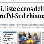 Press review 08-09-2026 Messina edition