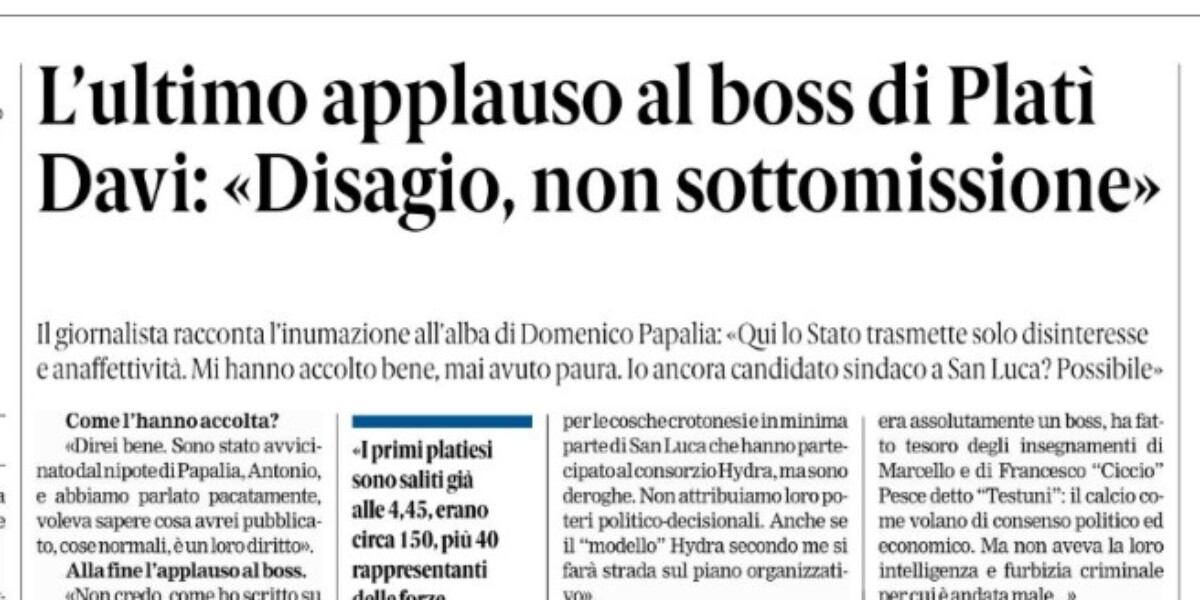 Press review 09-09-2026 Calabria editions