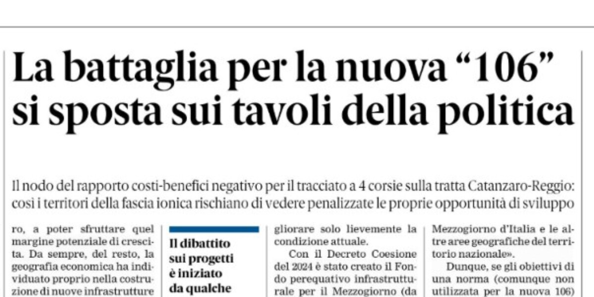 Press review 28-09-2026 Calabria editions
