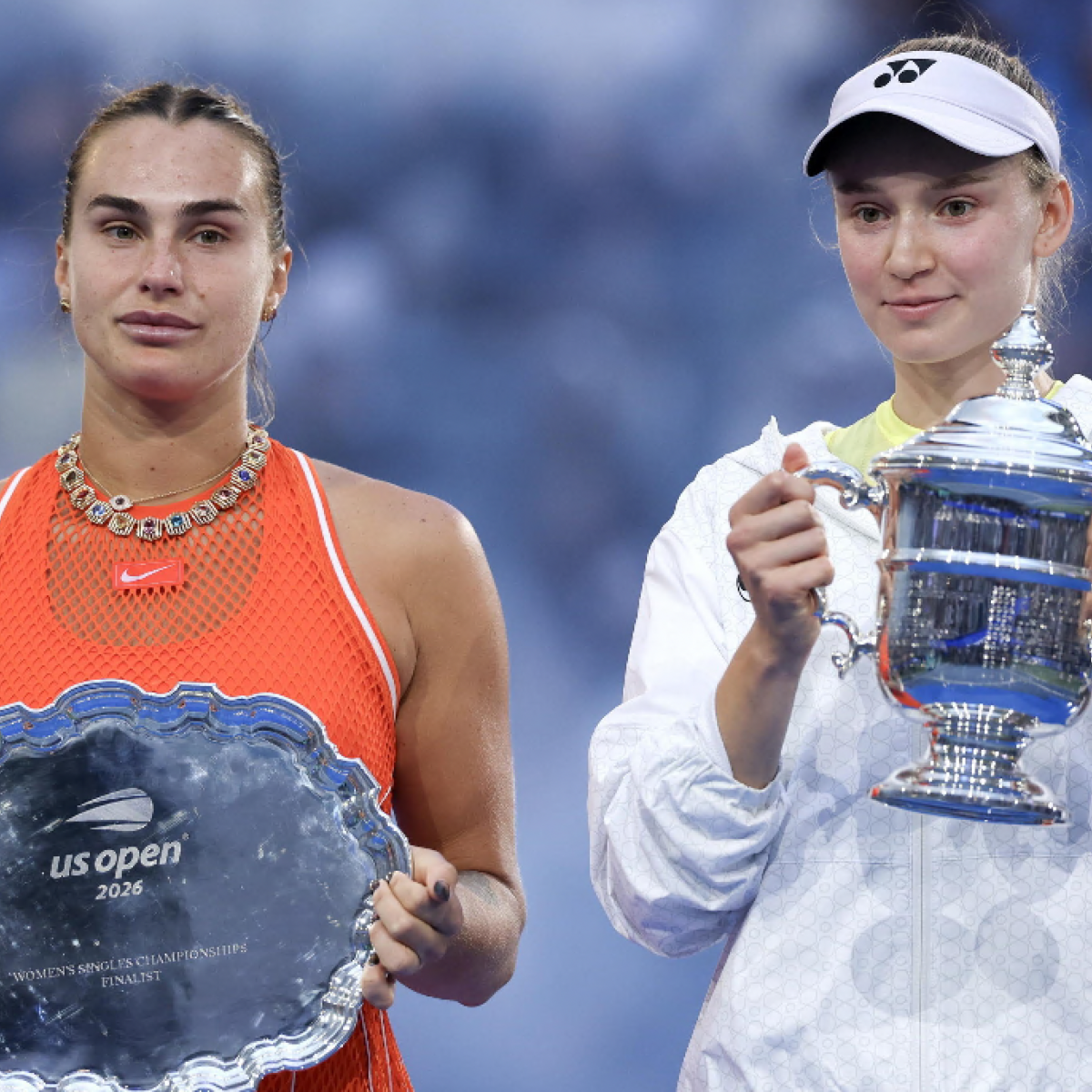 Sabalenka and Rybakina after the US Open final