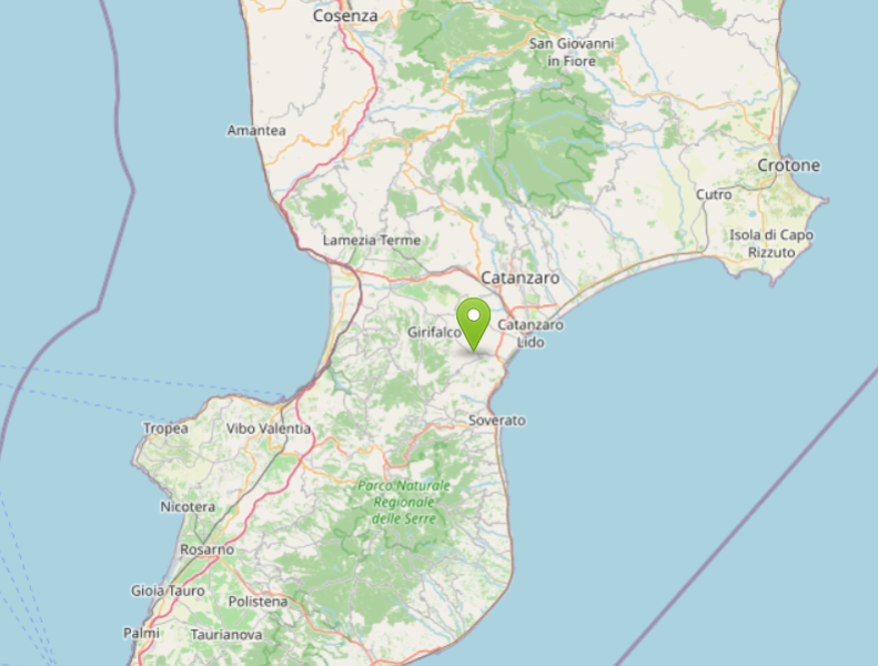 Seismic sequence in the Catanzaro area, 9 earthquakes in a few hours. Peak magnitude 3.5 at dawn in Squillace