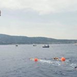 Strait of Messina, a Benedictine monk swims across it