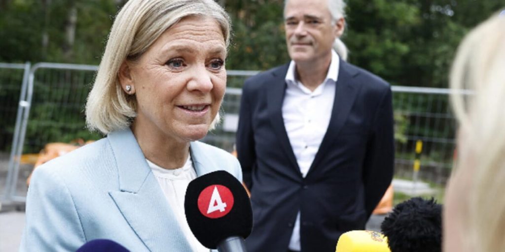 Sweden, exit poll: center-left in the lead with Andersson, Akesson's far-right slows down