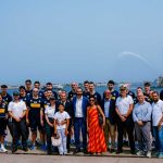 The men's Italvolley has arrived in Messina. Great anticipation for the friendlies with Cuba and Brazil. Basile: "Happy to have you here, we're rooting for you"