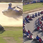Verstappen is also a phenomenon on karting: he overtakes 100 amateur drivers in 14 laps and the video goes viral