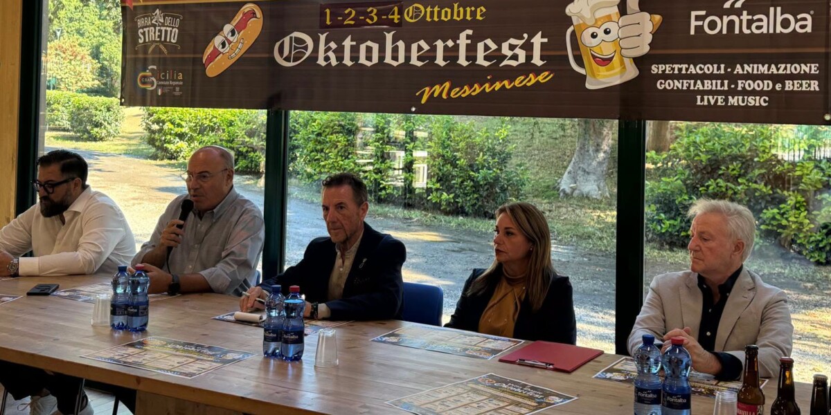 Villa Dante is transformed into an Oktoberfest village: party and beer in Messina