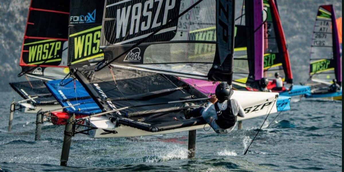 Riccardo Billè is Italian champion in the Waszp 7.5 class: triumph of Messina sailing on Lake Garda