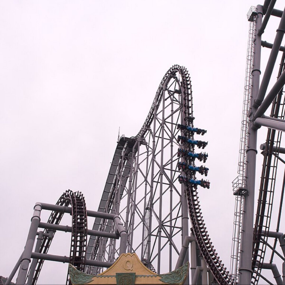 The X2 attraction, located in the amusement park. Photo Ryan Walean